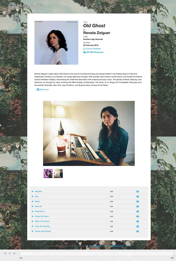Renata Zeiguer - custom promo design